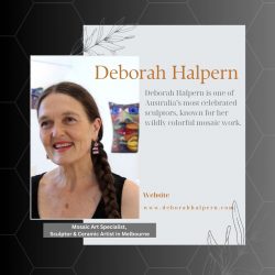 Deborah Halpern: Mosaic Art Specialist, Sculptor & Ceramic Artist in Melbourne