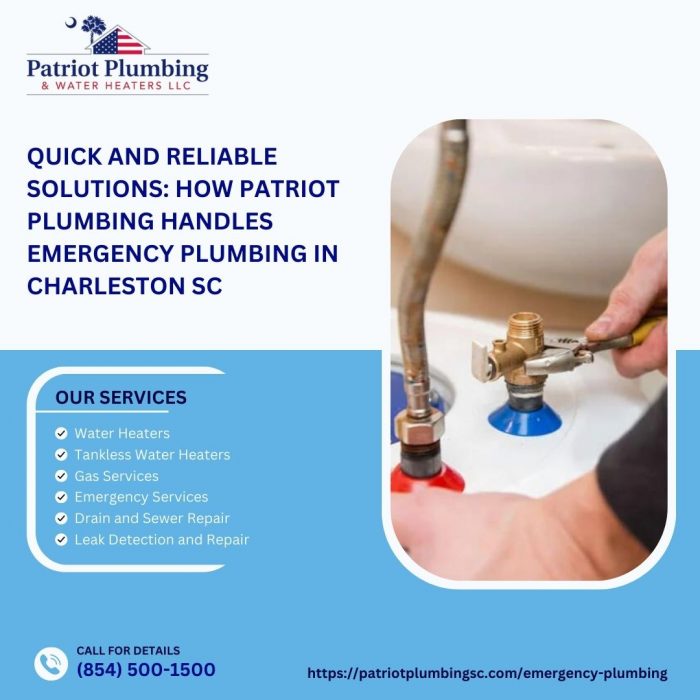 Quick and Reliable Solutions: How Patriot Plumbing Handles Emergency Plumbing in Charleston, SC