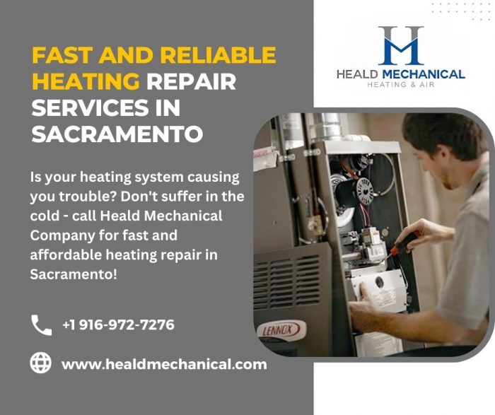 Expert Heating Repair Services in Sacramento