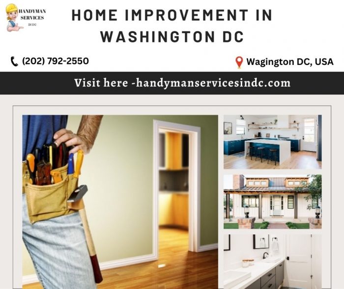 Home Improvement Services In Washington DC – Handyman Services In DC