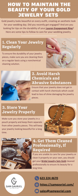 How To Maintain The Beauty Of Your Gold Jewelry Sets
