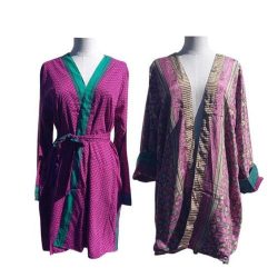 Kimonos longs en soie | Kimono Femme | Robe kimono
