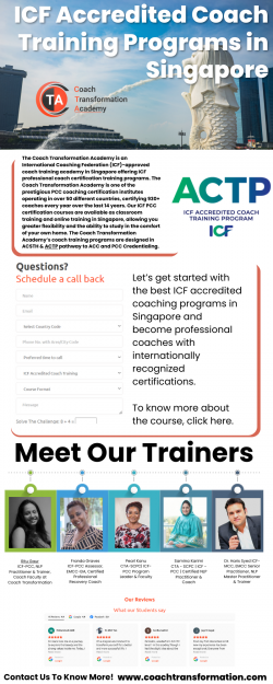 ICF Accredited Coach Training Programs in Singapore – Coach Transformation Academy