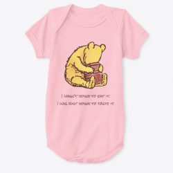 Winnie the Pooh Onesie with Quotes
