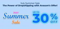 July Summer Sale: The Power Of Dropshipping With Avasam’s Offer!