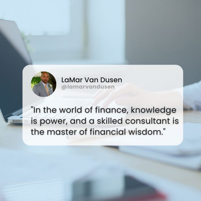 LaMar Van Dusen: Mastering Financial Wisdom in the World of Finance
