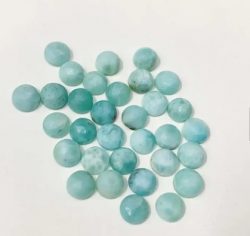 Unveiling the Essence of Natural Larimar Smooth Cabochons at Wholesale Price”