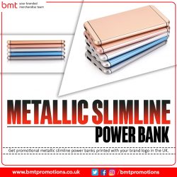 Metallic Slimline Power Bank