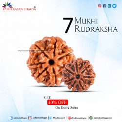 Buy Original 7 Mukhi Rudraksha in Shravan Maas and get 10% off