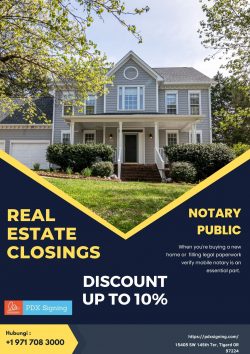 Notary public for Real Estate Closings
