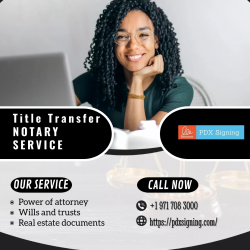 NOTARY SERVICE For Title Transfer