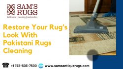 Restore Your Rug’s Look With Pakistani Rugs Cleaning