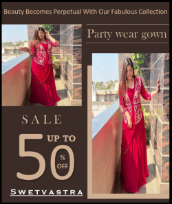 Glamorous Party Wear Gown Collection