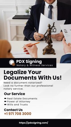 Legalize your documents with notary and witness services