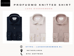 Profuomo Gebreid Shirt: Shop Nu bij Luxe Overhemden in Nederland