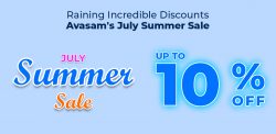 Raining Incredible Discounts: Avasam’s July Summer Sale