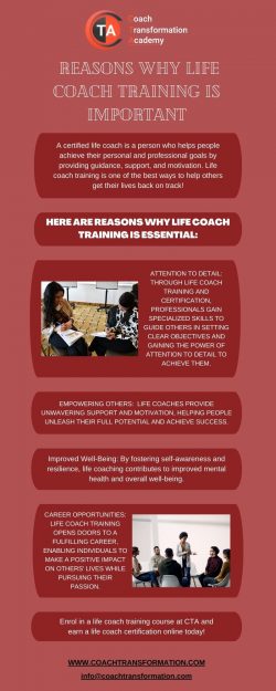 Reasons Why Life Coach Training is Important