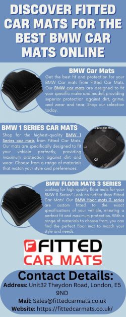 Shop BMW Car Mats For Comfort And Protection