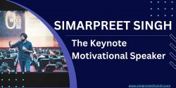 Simarpreet Singh the keynote motivational speaker in India