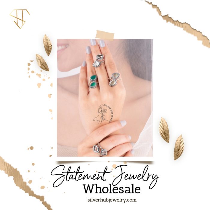 Make a Bold Fashion Statement with Statement Jewelry Wholesale from Silverhub Jewels!