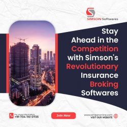 Stay Ahead in the Competition with Simson’s Revolutionary Insurance Broking Softwares