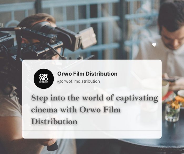 Step into the world of captivating cinema with Orwo Film Distribution