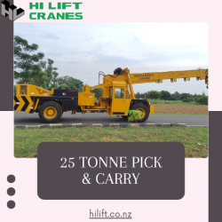 An Effective Pick & Carry Crane Capable of Lifting 25 Tonnes