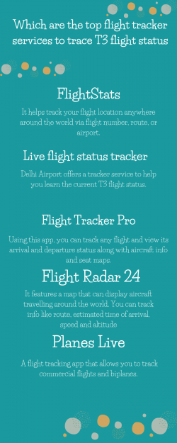 Which are the top flight tracker services to trace T3 flight status?