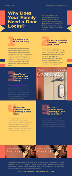 Why Does Your Family Need a Door Locks?
