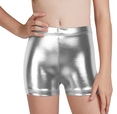 SILVER ATHLETIC SHORTS