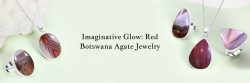 Radiant Reverie: Red Botswana Agate Jewelry that Ignites Imagination