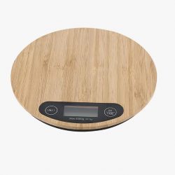 Bamboo cutting board 5kg digital electronic kitchen scale