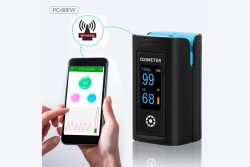 LEPU PC-60FW High Accurate Bluetooth Blood Oxygen Monitors SpO2 Finger Pulse Oximeter With APP A ...