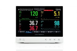 Lepu Medical AiView V12 Multiparameter Patient Monitor Portable All-in-one Vital Signs Monitor w ...