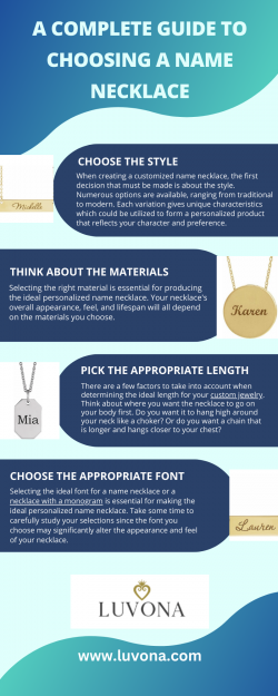 A COMPLETE GUIDE TO CHOOSING A NAME NECKLACE