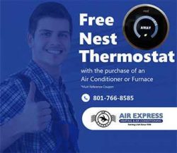 Free Nest Thermostat with Purchase of an air conditioner or furnace