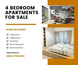 4 Bedroom Apartments For Sale in Dubai