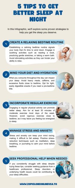 5 Tips to Get Better Sleep at Night