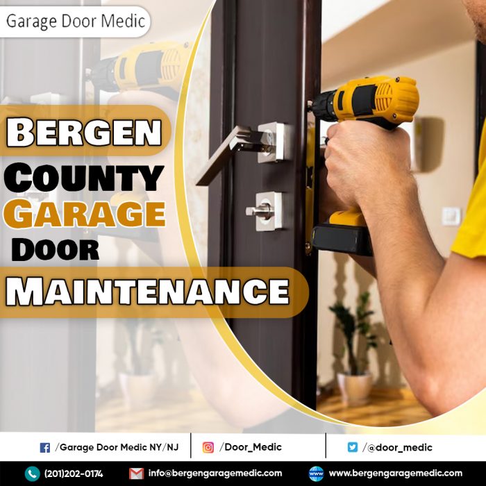 Bergen County Garage Door Maintenance