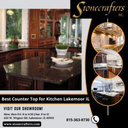 Best Countertop for Kitchen Lakemoor IL-Stone Crafters Inc.