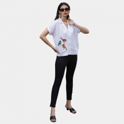 Eco Friendly Shirts for Women – Chidiya Pure Linen Loose Shirt