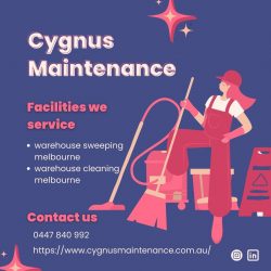 Warehouse Sweeping Melbourne | Cygnus Maintenance