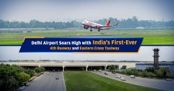 Delhi Airport becomes the Only Indian Airport with Four Operational Runways & Elevated Cross ...