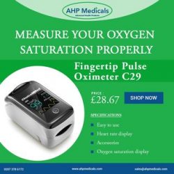 Discover the Finest Pulse Oximeter Selection at AHP Medicals