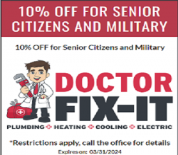 10% Off For Senior Citizens And Military