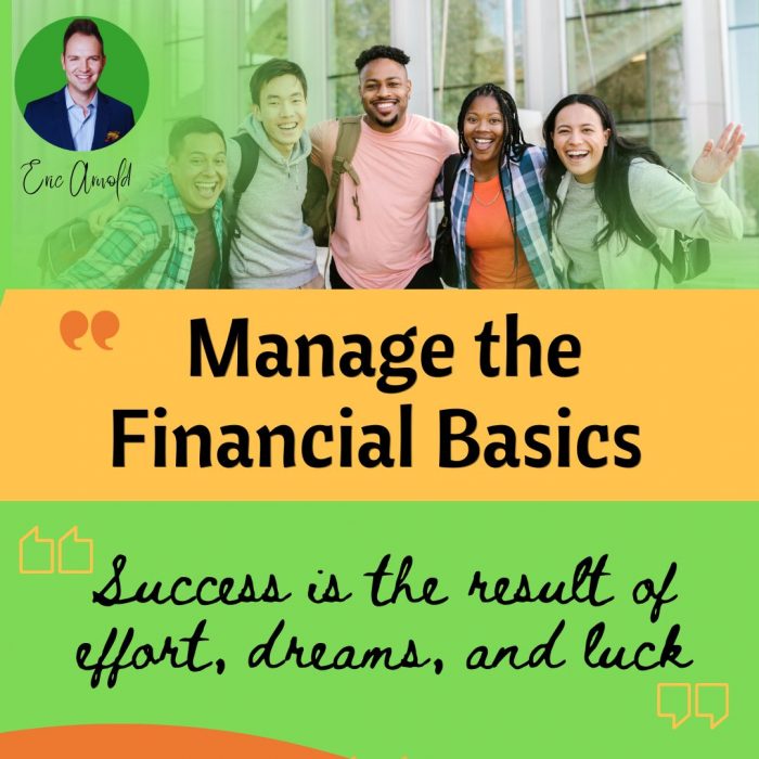 Eric Arnold | Manage the Financial Basics
