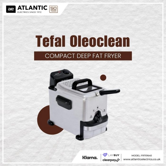 Experience Easy Frying with the Tefal Oleoclean Compact Deep Fat Fryer