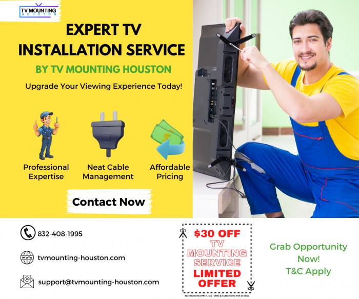 Professional TV Installation Service – TV Mounting Houston