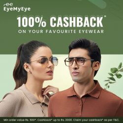 Buy Exclusive Eyewear & Get Cashback on your Favorites’ Eyewear