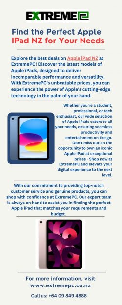Find the Perfect Apple IPad NZ for Your Needs
